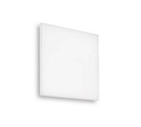 Ideal Lux Mib Square 4000K LED Flush Bathroom Ceiling Fitting in White Finish