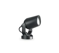 Ideal Lux Luminosa Minitommy 1 Light Outdoor Spike Spotlight Black Ip66, Gu10