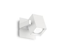 Ideal Lux Mouse Single Light Wall Spotlight In White Finish