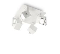 Ideal Lux Mouse 4 Light Spotlight Plate in White Finish