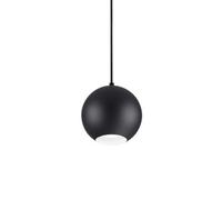 Ideal Lux Luminosa Mr Jack Indoor Globe Ceiling Pendant Lamp 1 Light Black, Gu10