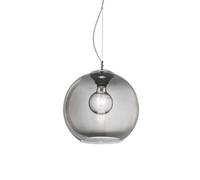 Ideal Lux Nemo Single Light Medium Ceiling Pendant Light in a Smoke Grey Finish