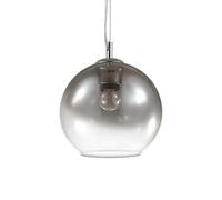 Ideal Lux Nemo Single Light Small Ceiling Pendant In a Fade Chrome Finish