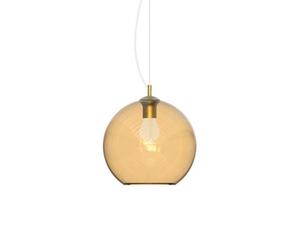 Ideal Lux Luminosa Nemo 40Cm Dome Pendant Ceiling Light Amber