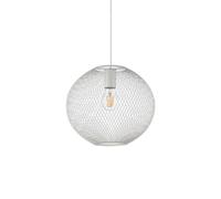 Ideal Lux Net Wire Frame 29Cm Pendant Ceiling Light White