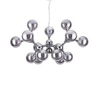 Ideal Lux Nodi 15 Light Ceiling Pendant in a Chrome Finish