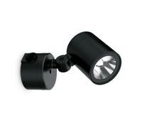 Ideal Lux Luminosa O-Zone Led Single Spotlight Black 3000K Ip66