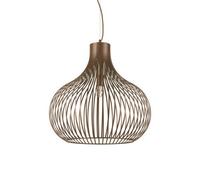 Ideal Lux Onion Single Light Extra Large Ceiling Pendant In Brown Finish