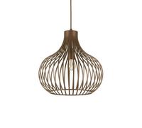 Ideal Lux Onion Single Light Medium Ceiling Pendant in Brown Finish