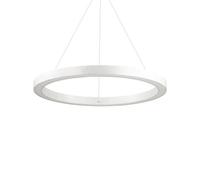 Ideal Lux LED pendant light Oracle, Ø 70 cm, white, 3,000 K