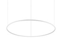 Ideal Lux Luminosa Oracle Slim 150Cm Dali Dimmable 3000K Round Integrated Led Pendant Ceiling Light White