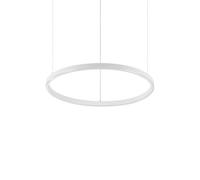 Ideal Lux Luminosa Oracle Slim 50Cm Dali Dimmable 3000K Round Integrated Led Pendant Ceiling Light White