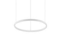 Ideal Lux Luminosa Oracle Slim 50Cm Non Dim 4000K Round Integrated Pendant Light White, 30W