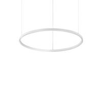 Ideal Lux Luminosa Oracle Slim 70Cm Dali Dimmable 3000K Round Integrated Led Pendant Ceiling Light White