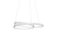 Ideal Lux Luminosa Oz Integrated Led Pendant Ceiling Light White 4350Lm 3000K