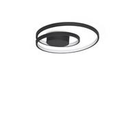 Ideal Lux Luminosa Oz Integrated Led Semi Flush Ceiling Light Black 4350Lm 3000K