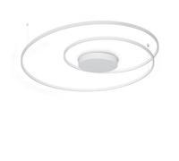 Ideal Lux Luminosa Oz Integrated Led Semi Flush Ceiling Light White 8300Lm 3000K