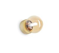 Ideal Lux Perlage Wall Lamp Brass
