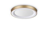 Ideal Lux Luminosa Planet 50Cm Integrated Led Semi Flush Ceiling Light Brass 2250Lm 3000K