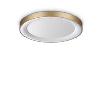 Ideal Lux Luminosa Planet 60Cm Integrated Led Semi Flush Ceiling Light Brass 2650Lm 3000K