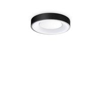 Ideallux Ideal Lux LED ceiling light Planet, black, Ø 30 cm, metal