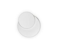 Ideal Lux Luminosa Pouche Led Decorative Round Flush Wall Light White, 3000K