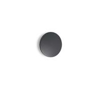 Ideal Lux LED outdoor wall lamp Punto anthracite Ø 18 cm, metal