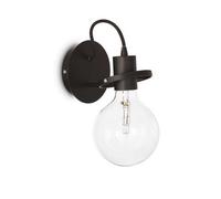 Ideal Lux Luminosa Radio 1 Light Wall Light Black, E27