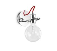 Ideal Lux Luminosa Radio 1 Light Wall Light Chrome, E27