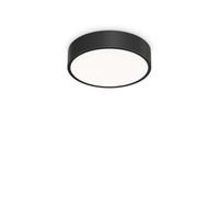 Ideal Lux Ray Integrated Led Semi Flush Light Black 2000Lm 3000-4000K Ip44