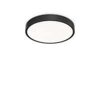 Ideal Lux Ray Integrated Led Semi Flush Light Black 6850Lm 3000-4000K Ip44