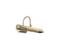 Ideal Lux Luminosa Retro 2 Light Picture Wall Light Brass, E14