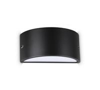 Ideal Lux Luminosa Rex Outdoor Up Down Wall Lamp Black 1X E27 Ip44