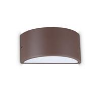 Ideal Lux Luminosa Rex Outdoor Up Down Wall Lamp Coffee 1X E27 Ip44