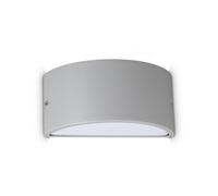 Ideal Lux Luminosa Rex Outdoor Up Down Wall Lamp Grey 1X E27 Ip44