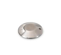 Ideal Lux Rocket-1 4000K LED Recessed Outdoor Ground Light in a Brushed Steel Finish