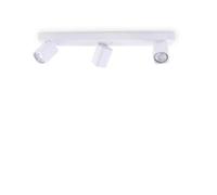 Ideal Lux Luminosa Rudy 3 Light Ceiling Spotlight Bar White