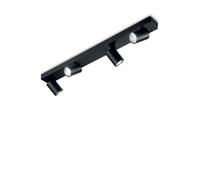 Ideal Lux Luminosa Rudy Indoor 4 Lights Ceiling Spotlight Lamp Black, Gu10