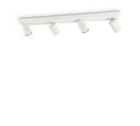 Ideal Lux Rudy 4 Light Spotlight Bar in a White Finish