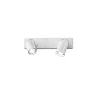 Ideal Lux Rudy 2 Light Spotlight Bar in a White Finish