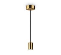 Ideal Lux Luminosa Set Up Slim Pendant Ceiling Light Brass