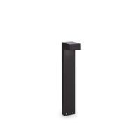 Ideal Lux SirIo 2 Light Small Outdoor Post Light in Black Finish