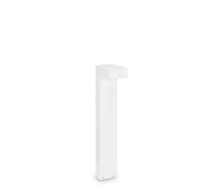 Ideal Lux Luminosa Sirio 2 Light Small Outdoor Bollard White Ip44, G9