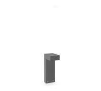Ideal Lux Luminosa Sirio 30Cm Outdoor Pedestal Light Anthracite 1X Gx53 Ip65