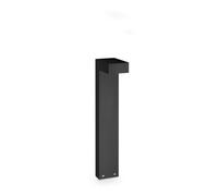 IDEAL LUX Sirio LED path light, black, height 60 cm, metal
