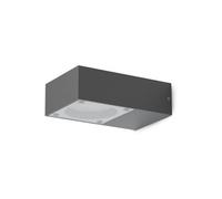 Ideal Lux Luminosa Sirio Outdoor Wall Down Lamp Black Ip65