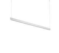 Ideal Lux Luminosa Steel Accent Led Bar Pendant Ceiling Light White 3000K