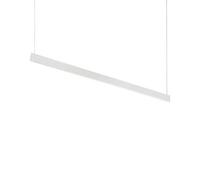 Ideal Lux Luminosa Steel Wide Led Bar Pendant Ceiling Light White 3000K