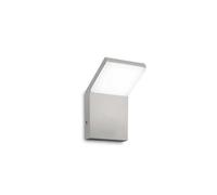 Ideal Lux Style Integrated Led Outdoor Modern Wall Lamp Grey 1100Lm 4000K Ip54