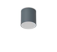 Ideal Lux Techo 15.3Cm Outdoor Surface Mounted Downlight Anthracite Ip54